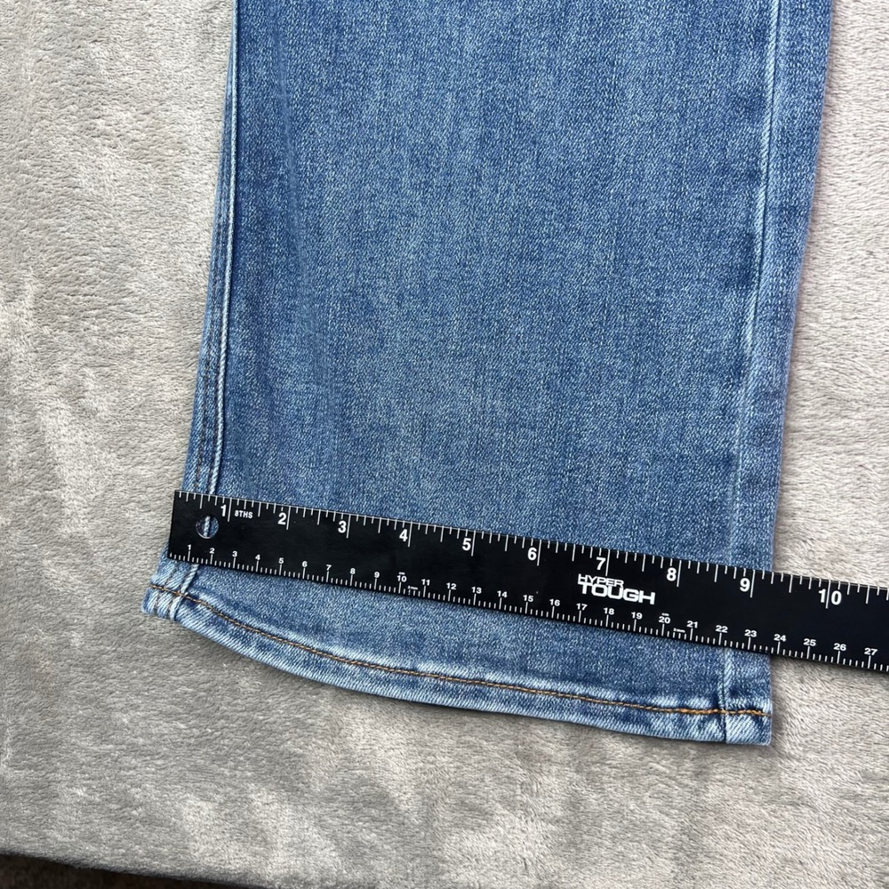 Judy Blue Flare Jeans Womens 14W Medium Wash Blue Stretch Embroidered Pockets - Picture 7 of 13